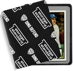 Ding Defend 110-Pack Trading Card Protectors – Lightweight, 3.5 x 4.5 Inch Black