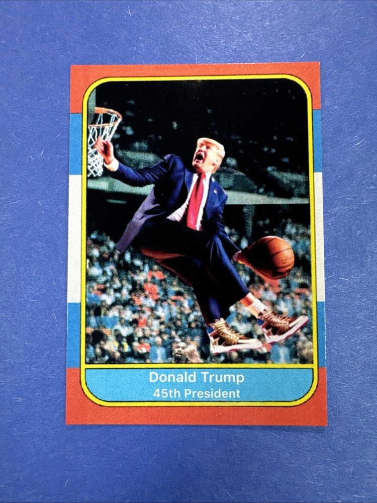 Donald Trump 2024 MAGA ~ 45th President ~ 1986 Fleer-Like Design ~ Promo Oddball