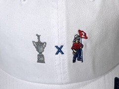 2024 US Open Golf Hat white Pinehurst Putter Boy x trophy pga new
