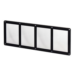Guardhouse 4-Card Screwdown Holder 35pt Black Frame Quad Sports TCG