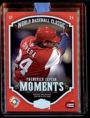 2006 Flair Showcase World Baseball Classic Frederich Cepeda Cuba #CM-8 Insert