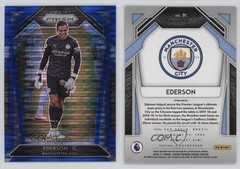 2020-21 Panini Prizm Premier League Breakaway Blue 129/195 Ederson #91 1r1u
