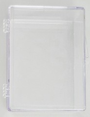 5 Ultra PRO 50 Count Clear Hinged Storage Boxes Case Holder Sports Trading