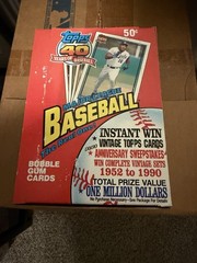 1991 Topps Baseball Unopened Box 36 Packs 40th Edition Possible Chipper jones RC
