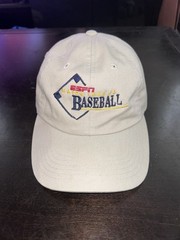 MLB Baseball Tonight ESPN TV Production Adjustable Dad Hat Cap 90s VTG