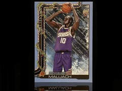 2025-26 Topps Holiday – Khaman Maluach (Light Blue White Glitter) (RC) #H170