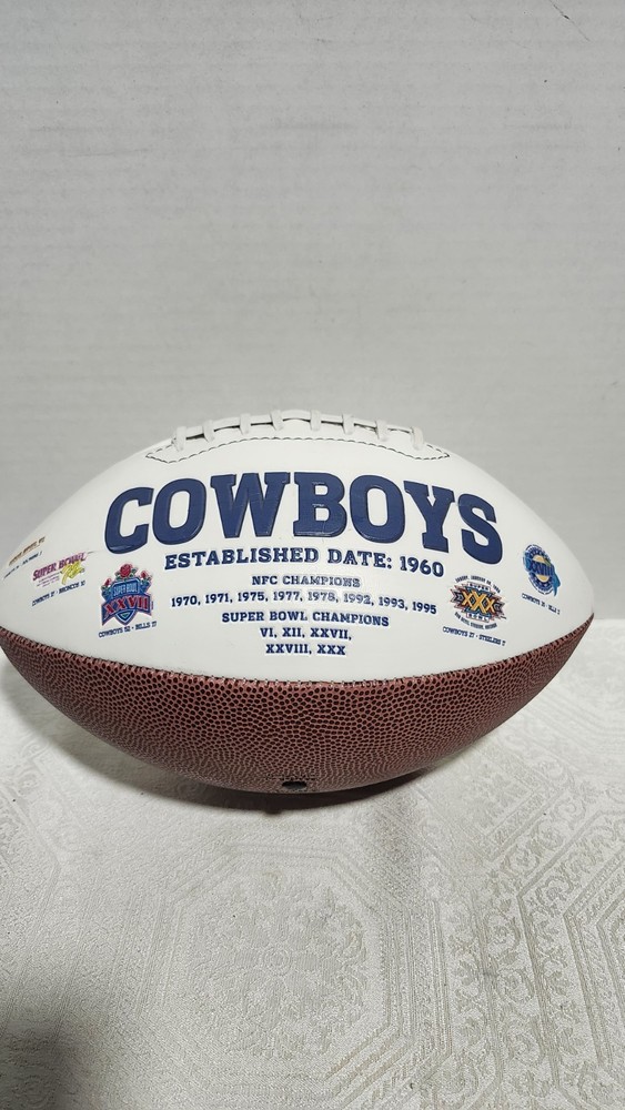 NFL DALLAS COWBOYS COLLECTORS FOOTBALL FOR SOUVENIR, MORABILIA SUPER BOWL