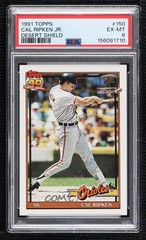 1991 Topps Operation Desert Shield Cal Ripken Jr #150 HOF Shield 1sr2