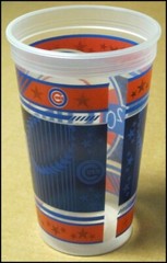 2016 Chicago Cubs World Series Champs 2017 Wrigley Field Plastic Beer Cup 5.75″