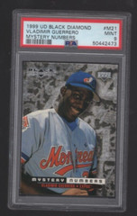 1998 BLACK DIAMOND MYSTERY NUMBERS #21 VLADIMIR GUERRERO SP #/2100 PSA 9 MINT