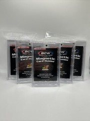 BCW Magnetic Card Holder 360pt Point with UV Protection, lot of 5 holders