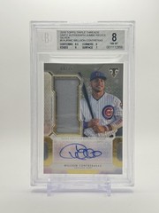 2018 Topps Triple Threads WILLSON CONTRERAS#UAJR-WC Chicago Cubs Silver#/75