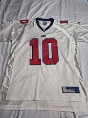Reebok Eli Manning New York Giants White Jersey Mens XL NFL Football NY 10 Mesh