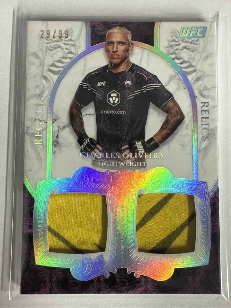 2025 Topps UFC Royalty Charles Oliveira Regalia Relics 29/99