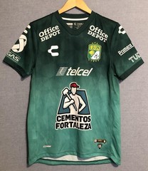 Charly Leon FC Jersey Mens S Green Soccer Football Liga MX Caliente Mexico