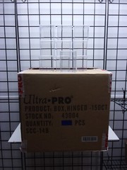 Lot of 10 Ultra PRO 150 Count Hinged Storage Case Boxes Sports Gaming