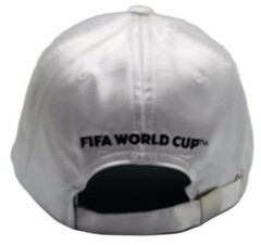 USA FIFA World Cup New Adidas 26 LUX Satin White Black Pro Strapback Era Hat Cap