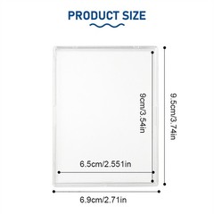 10-50Pcs Card Holder For Baseball Trading Sports Cards 35PT Hard Case Protector
