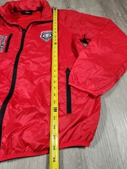 Vintage New Mexico Lobos Windbreaker Jacket Size Medium Hooded GIII Y2K