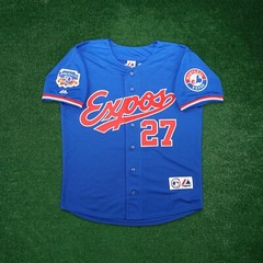 Vladimir Guerrero 1997 Montreal Expos Jackie 50th Anniv. Men’s Alt Blue Jersey