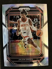 2022-23 Panini Prizm #181 – Jalen Green – Silver – Houston Rockets