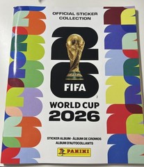 2026 FIFA World Cup Panini Official Sticker Hard Cover Album New USA Edition