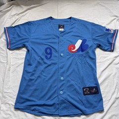 Montreal Expos Baseball Jersey Size Medium Number 9