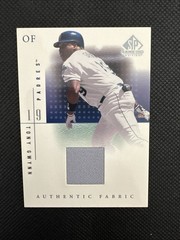 2001 SP Game Used Edition – Authentic Fabric Tony Gwynn #TGW (MEM)