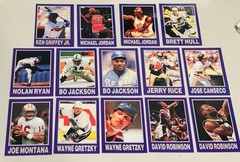 1990-91 Big League Starz Complete 14 Card Set • Promo • Jordan • Estate Sale